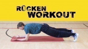 'Rücken-Workout I 8 Übungen für einen gesunden Rücken I healthyHUK'