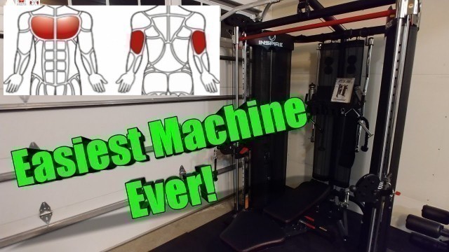 'Best Garage Gym Machine Ever - Inspire Fitness ft2 Home Gym Chest Tricep Workout functional trainer'