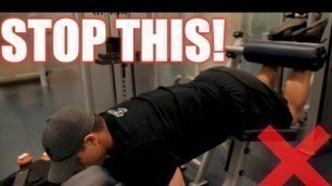 'How to PROPERLY Hamstring Curl for Muscle Gain & Injury Prevention'