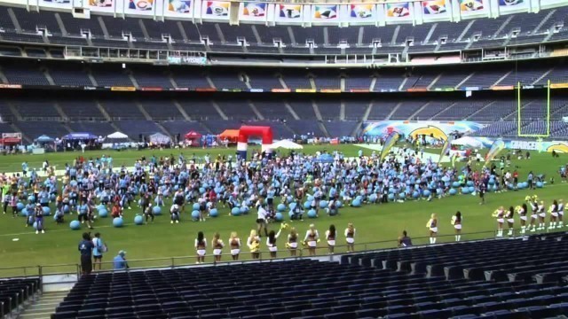 'Strive Fitness - Chargers Guinness World Record'