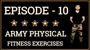 'Army Training Video | Episode 10 | आर्मी ट्रेनिंग | Military Crunches Exercises'