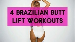 '4 Brazilian Butt Lift Workout | The Ultimate Brazilian Booty Workout!'