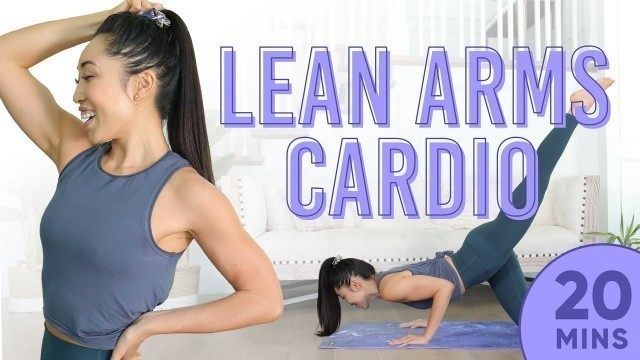 20 Minute Lean Arms Cardio Pilates Workout | 7 Day Arm Challenge (do this video every day)