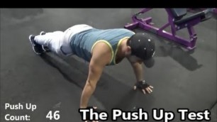'The Push Up Test Fitness Assessment'