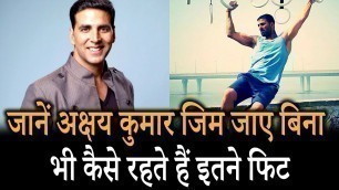 'Akshay Kumar\'s no GYM Fitness Routine Secret Revealed | Bollywood Events'