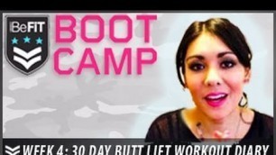'30 Day Butt lift Workout Diary with Nikki Limo: Week 4 - BeFit Bootcamp'