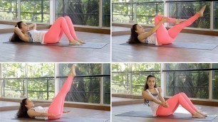 '7 Exercises For A Flat Stomach At Home | Fitness With Namrata Purohit | Glamrs'