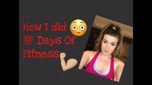 'Weight Loss vs 100 Days Of Fitness'
