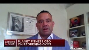 'Planet Fitness CEO on in-home workouts and reopening gyms'
