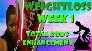 'Weightloss Update Week 1 Total Body Enhancement Machine Planet Fitness #planetfitness #weightloss'