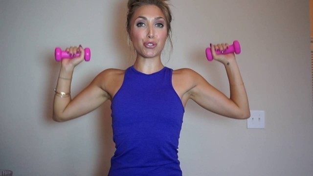 '5 minute arm workout- get long, lean, toned arms'