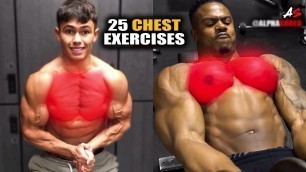 '25 CHEST EXERCISES 