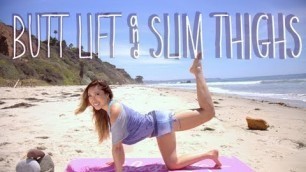 'Butt Lift & Slim Thighs | POP Pilates Beach Series'