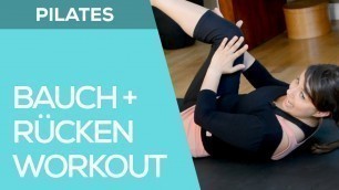 'Flow Pilates Workout - Übungen für Bauch und Rücken (Anfänger) - Fit mit Anna - HD'
