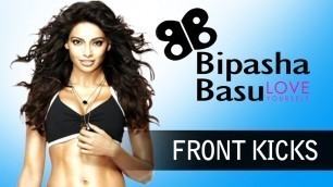 'Bipasha Basu - Love Yourself - Exercise - Military Press With Front Kicks'