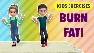 'Burn Fat: Kids Exercises At Home - Fun Workout'