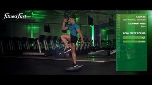 'Fitness First Freestyle exercise - Triple Flexion / Extension - Bosu'