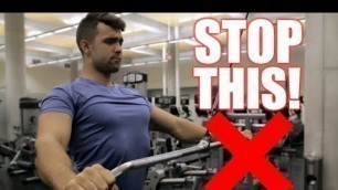 'How to PROPERLY Straight-Arm Lat Pulldown for Bigger Lats'