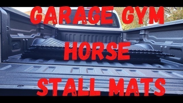 'Garage Gym Horse Stall Mats'