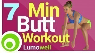 '7 Minute Butt Workout to Tone and Lift Your Glutes'