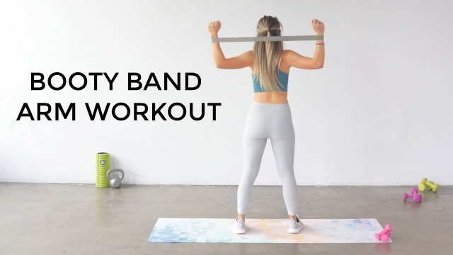 'Mini Band Arm Workout  | Booty Band Arm Exercises'