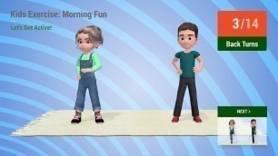 '12 minute kids Exercise : morning fun ( Lets Get Active ) #fun #cartoon #gym #workout #exercise #gym'