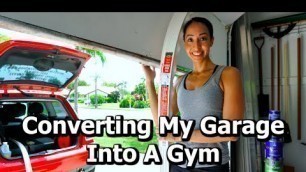 'Garage Door Seal | Converting My Garage Into A Gym | Garage Gym Before | Garage Gym Set Up'