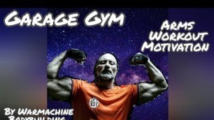 'Come sviluppare braccia enormi, Arm workout motivation, by Warmachine Bodybuilding, Garage Gym'