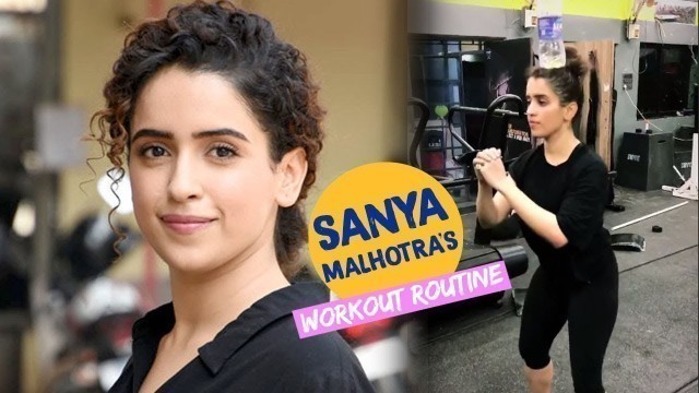 'Sanya Malhotra Fitness Mantra | Fit Tak'