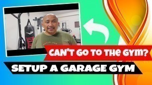 'Can\'t go to the gym? | DIY Garage Gym During Covid 19 Pandemic | Home Gym Tour'