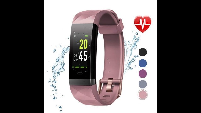 'LETSCOM Fitness Tracker Color Screen HR, Activity Tracker with Heart Rate Monitor'