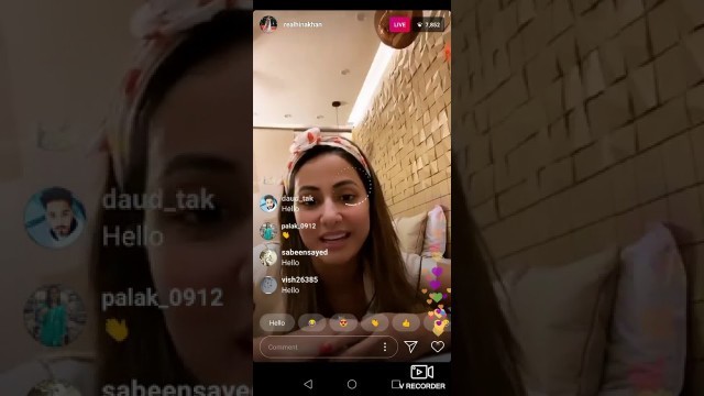 'Hina Khan LIVE 