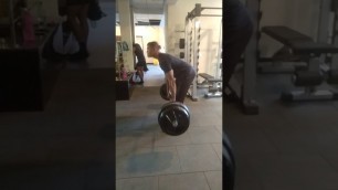 '360 lbs dead lift workout with me  Never give up'