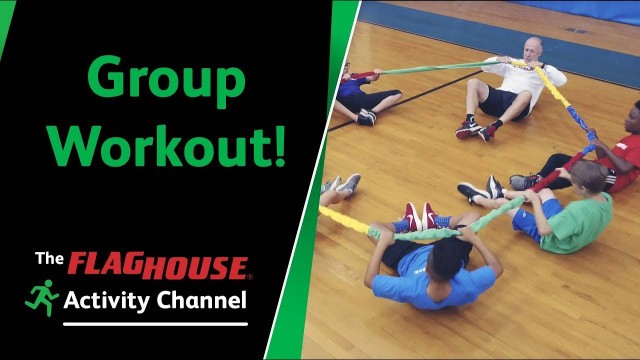 'Check out this group Phys Ed workout! (Ep. 68 - Group Exercise Band)'