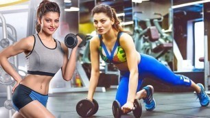 'Urvashi Rautela Hard Workout In GYM | Bollywood Actress Fitness Mantra | #NewsAdda'