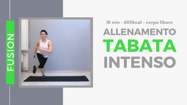 '18min -  Tabata training intenso - 600kcal'