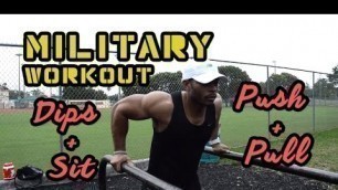 '4 Great Outdoor Exercises (at the park) | Military Workout | Pull Ups & Sit Ups'