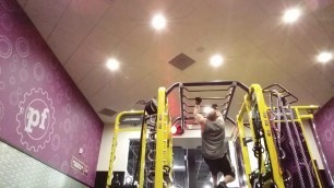 'Basic monkey bars at Planet Fitness'