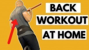'Garage Gym Back Workout'