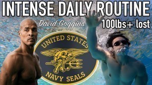 'I followed David Goggins\' PRE NAVY SEAL daily routine... *5,000+ CALORIES BURNED*'