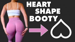 'HEART SHAPE BOOTY 14 Days Workout Challenge | Butt Lift Workout Routine | At Home No Equipment'