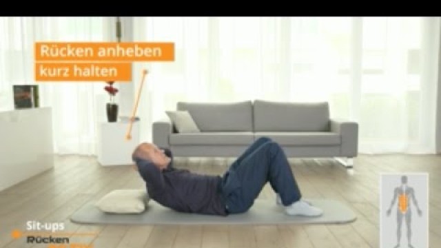 'Übungen für den Rücken – SITUPS – © TV-Wartezimmer®'