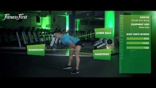 'Fitness First Freestyle exercise - Double Arm Swing - Kettlebells'