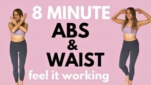 'STANDING ABS  WORKOUT | AB WORKOUT AT HOME  AB & WAIST EXERCISES AND CORE |  LUCY WYNDHAM READ'