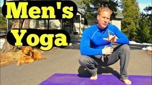 '10 Min Yoga for Men Beginner Routine - Easy Men\'s Yoga Workout - Best Yoga Workout for Dudes'