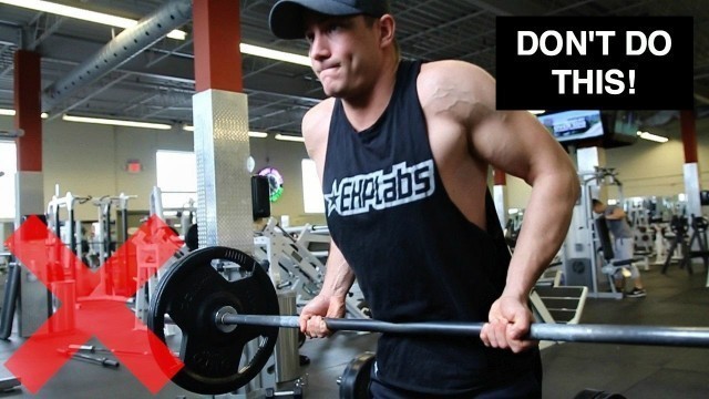 'How to PROPERLY Barbell Row | 3 Barbell Row Variations for Muscle Gain'
