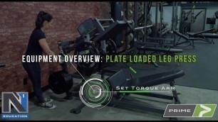 'PRIME EQUIPMENT OVERVIEW: Plate Loaded Leg Press'