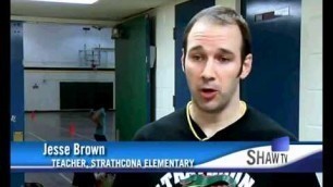 'Fitness Town 21-day Fitness Challenge at Strathcona Elementary School on The Express TV show'