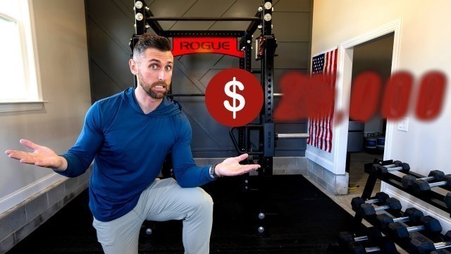 'Total Cost Breakdown Of My Garage Gym (it’s ridiculous) | Non-Budget Friendly Rogue Gym'