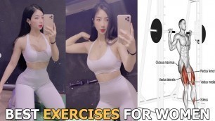 'Korean Female Fitness | LEGS WORKOUT |  6 Best Exercises For Women'